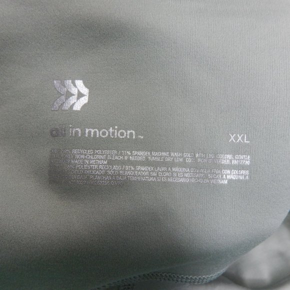 Athletic High Rise Leggings Size XXL All In Motion Women's Green - Picture 11 of 13